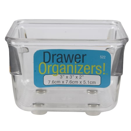 Interdesign iDesign Linus 3 in. H X 3 in. W X 2 in. D Plastic Drawer Organizer 52230
